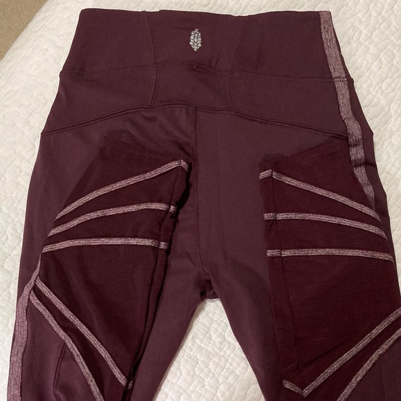 FP Movement by Free People Purple Leggings | Embellished | Stripes - Picture 13 of 14